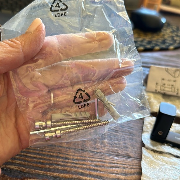 NWOT Matte Black Hansgrohe AddStoris Double Robe Hook - Picture 11 of 14